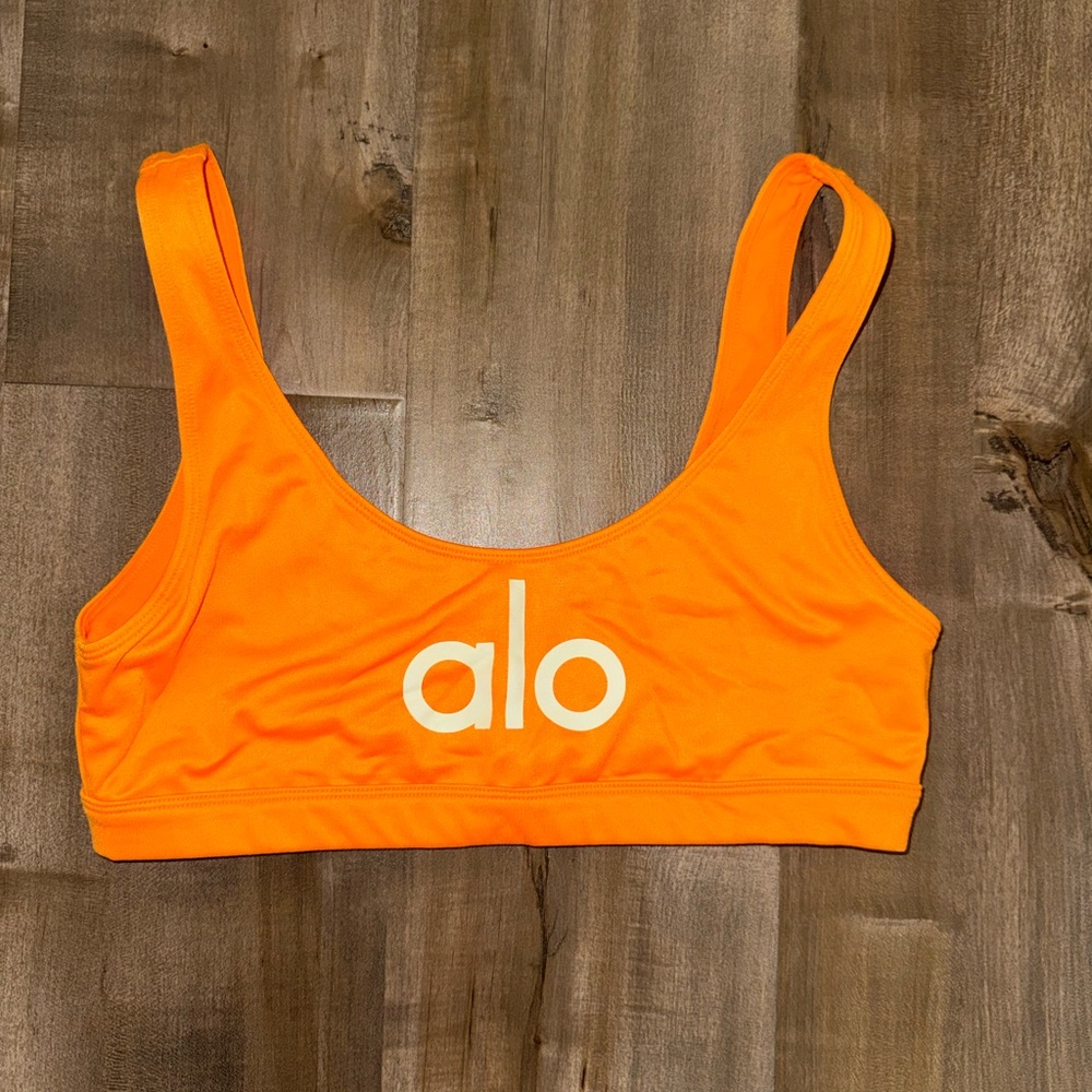ALO Yoga Orange Sports Bra